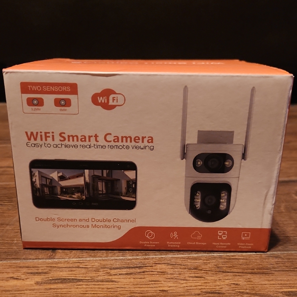 WiFi Smart Camera with Dual Sensors